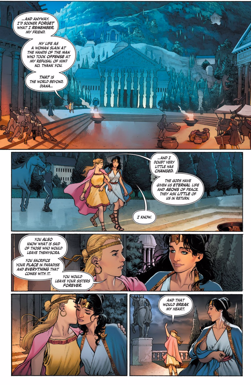 Illustration for article titled Wonder Woman Writer Greg Rucka Says Diana Has 'Obviously' Had Relationships With Women
